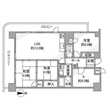 クリーンピア英賀保の物件間取画像